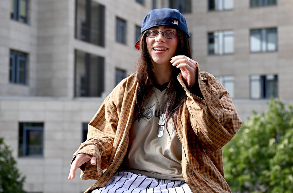 Die US-amerikanische Sängerin Billie Eilish bei ihrem Berlinbesuch.