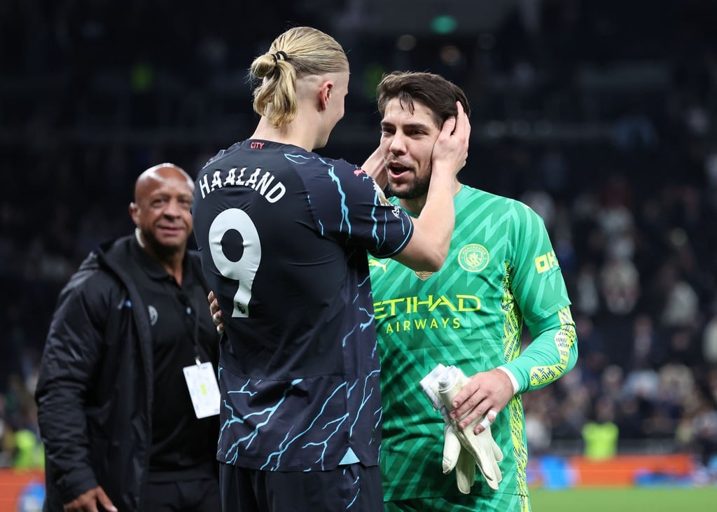 Torwart Stefan Ortega spielt seit Sommer 2022 für Manchester City.