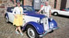 Dittmar und Daniela Knopf starteten mit dem DKW F8 Cabriolet Baujahr 1934 und 20 PS.