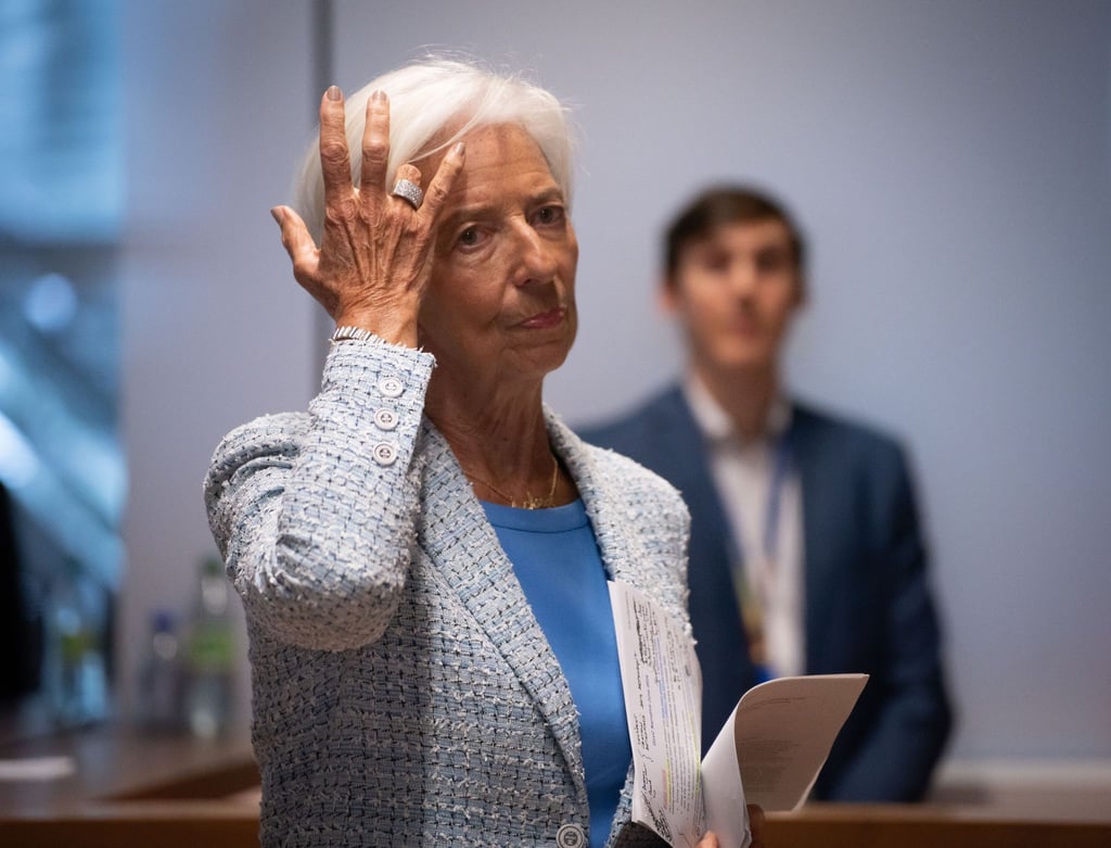 EZB-Präsidentin Christine Lagarde hat die letzte Entscheidung der Europäischen Zentralbank zum Leitzins erklärt.