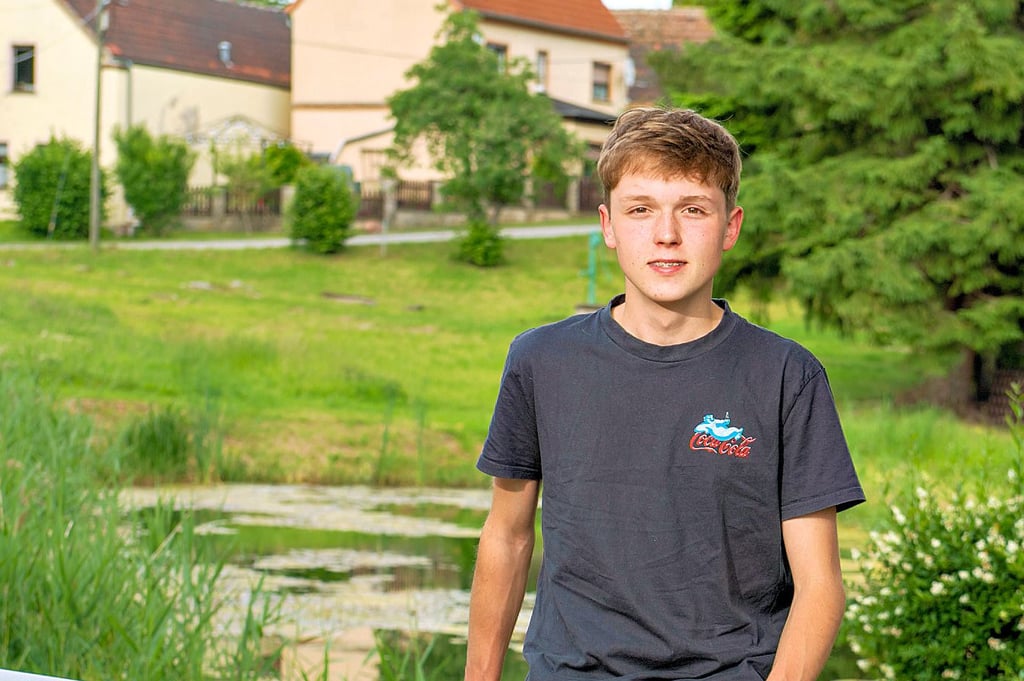 Tommy Vincent Selig aus Rathewitz tritt als Kandidat für den Gemeinderat Mertendorf zur Wahl an. Er ist mit 18 Jahren der jüngste der Kandidaten für die Wählergemeinsachaft Schönes Wethautal.