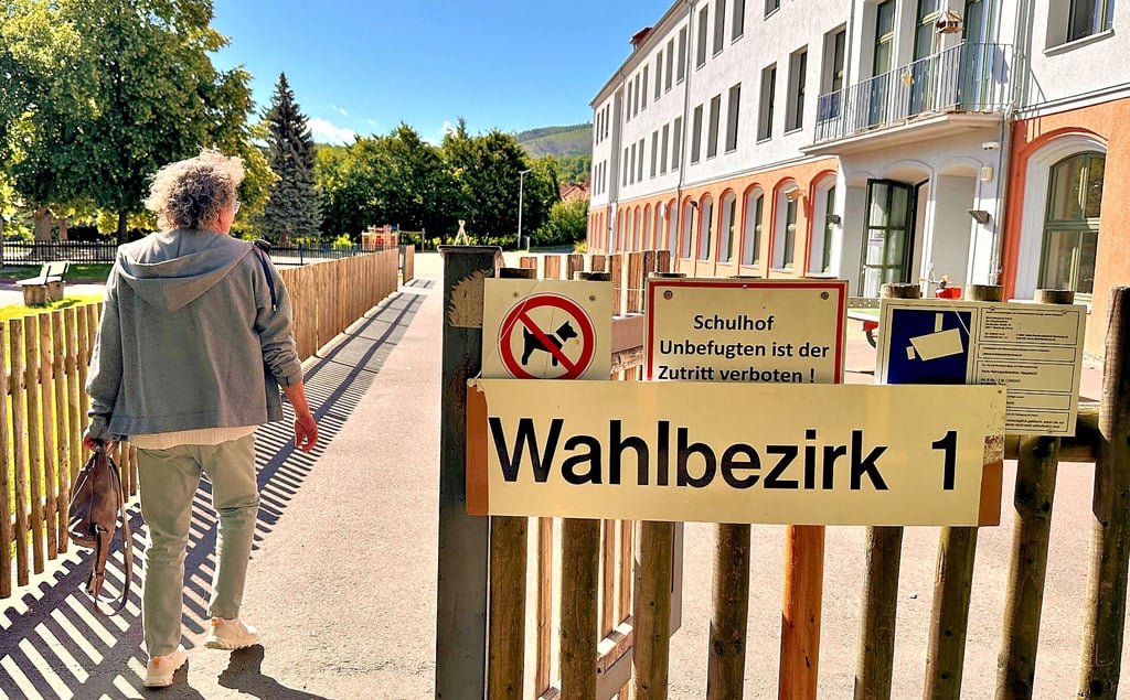Wahlbezirk 1 in der Prinzess-Ilse-Grundschule: Insgesamt sind in Ilsenburg 5.416 Menschen zur Wahl gegangen.