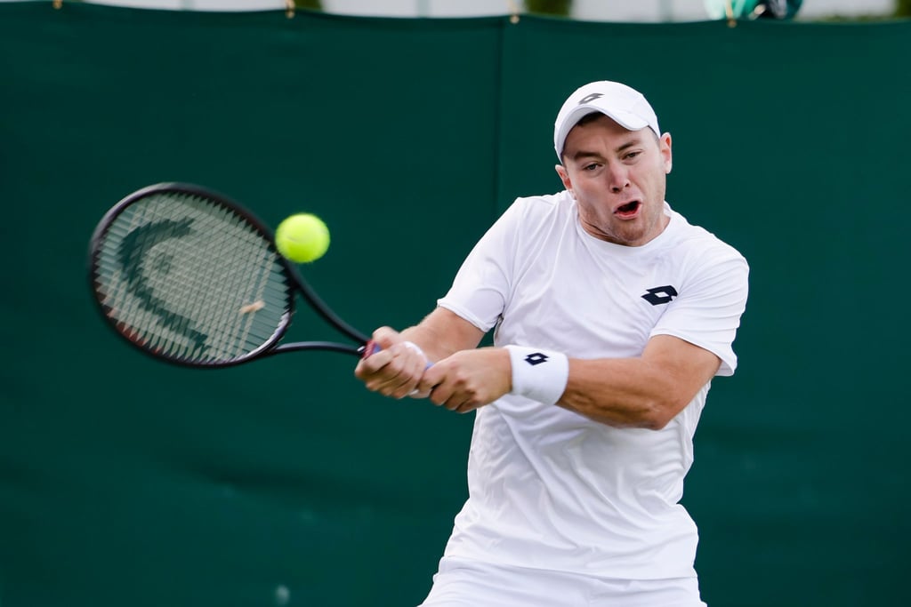 Dominik Koepfer bereitet sich in Stuttgart auf Wimbledon vor.