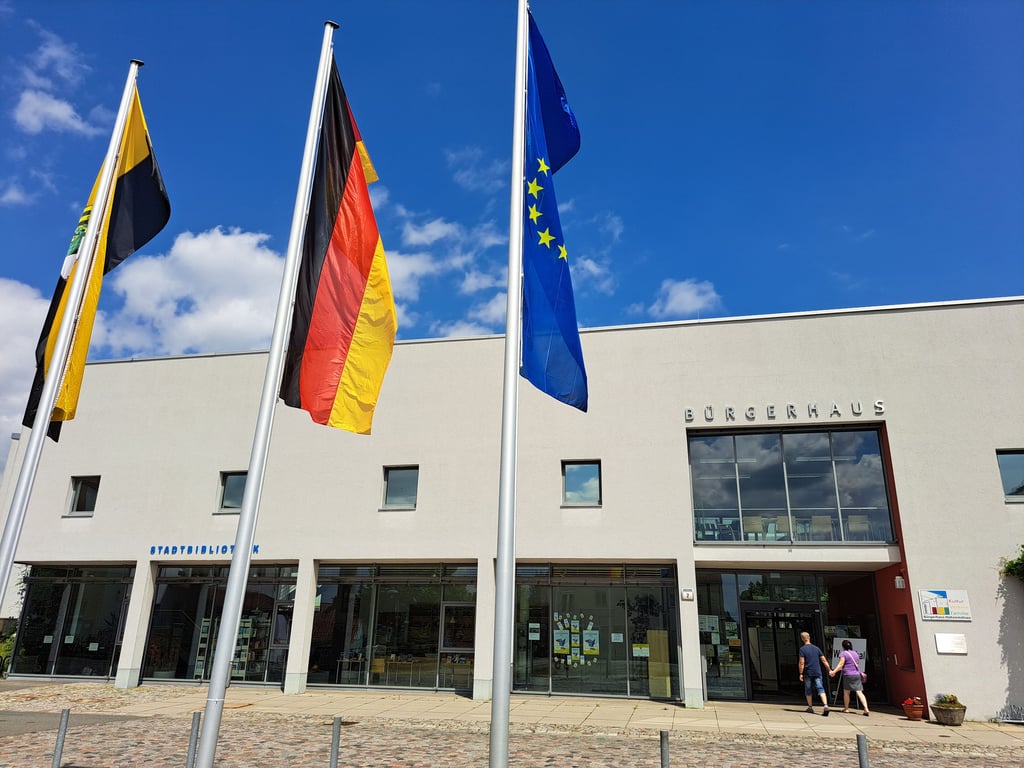 Das Bürgerhaus Hohenmölsen war eines von elf Wahllokalen in Hohenmölsen.