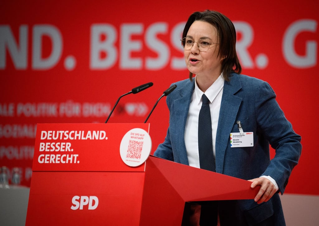 Will bis zum Ende der Legislaturperiode ihre Arbeit im Bundestag fortsetzen: Michelle Müntefering.