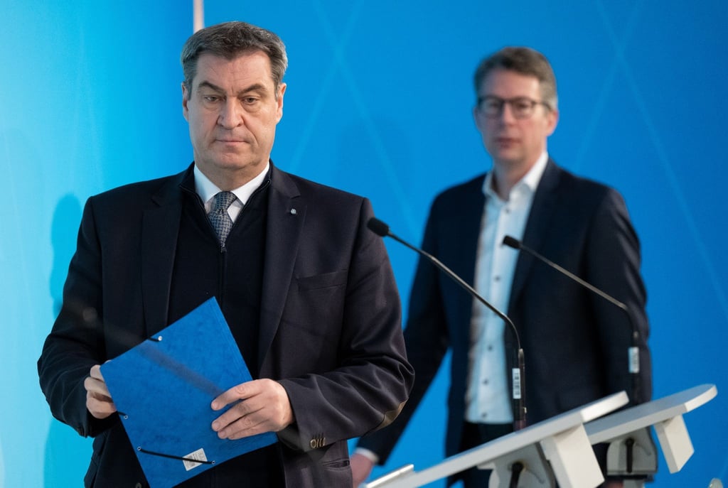 Ministerpräsident Markus Söder und Wissenschaftsminister Markus Blume verkündigten einen Neustart beim Münchener Musiksaal.