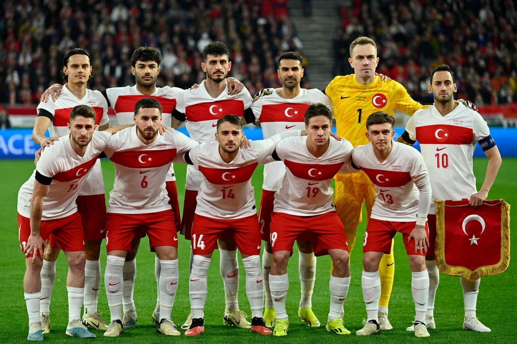 Die Türkei spielt bei der Fußball-EM 2024 in der Gruppe F.