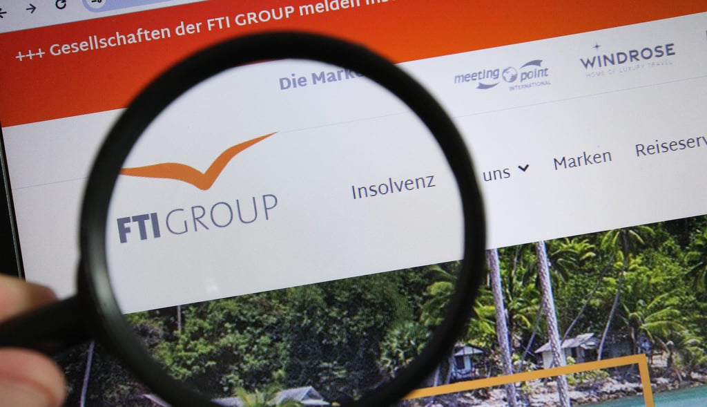 Der Reiseanbieter informiert auf seiner Website seine Kunden über die Insolvenz des Konzerns.