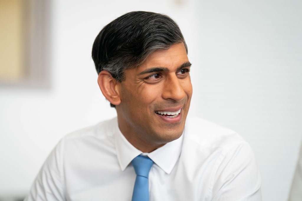 Der britische Premierminister und Parteivorsitzende der Konservativen, Rishi Sunak.