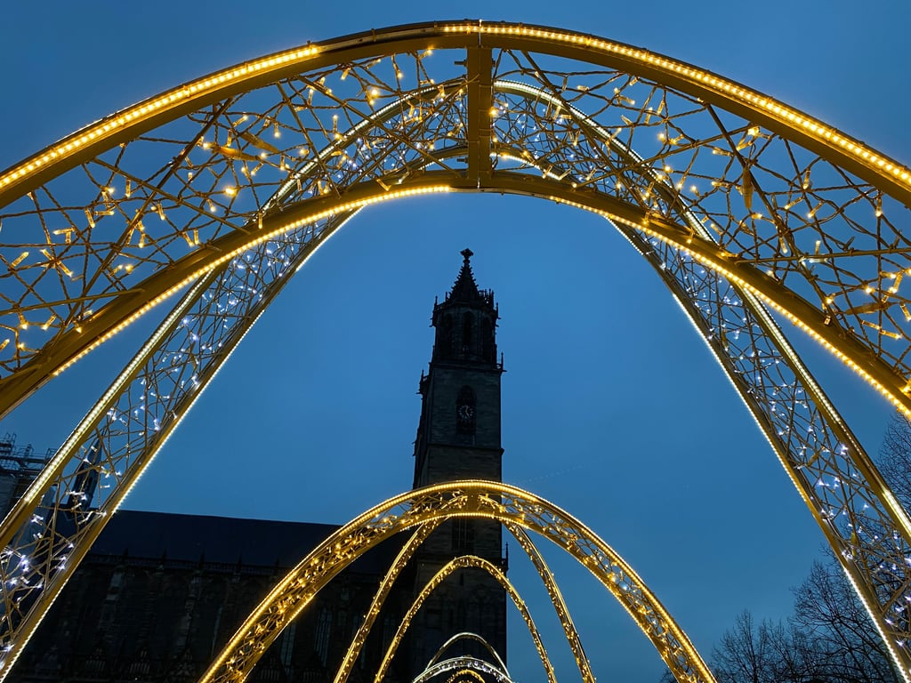 Die Lichterwelt in Magdeburg hat mittlerweile zahlreiche Objekte. Nun kommt ein neues Element hinzu.