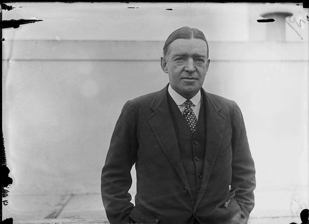 Sir Ernest Shackleton im Januar 1921.