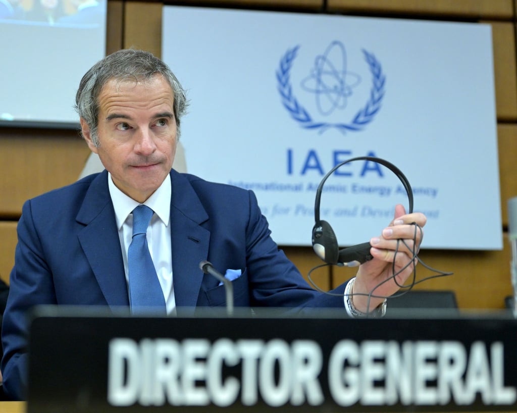 IAEA-Generaldirektor Rafael Grossi. Die Internationalen Atomenergiebehörde hat einen Bericht zur Uran-Anreicherung im Iran veröffentlicht (Archivbild).