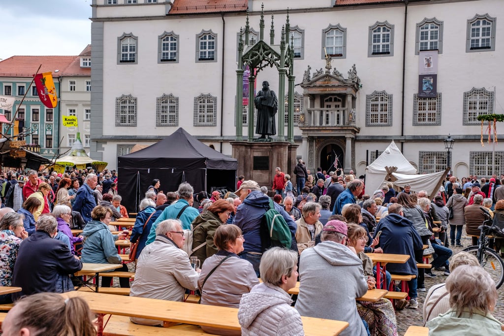 Stadtfest Luthers Hochzeit ist eröffnet.