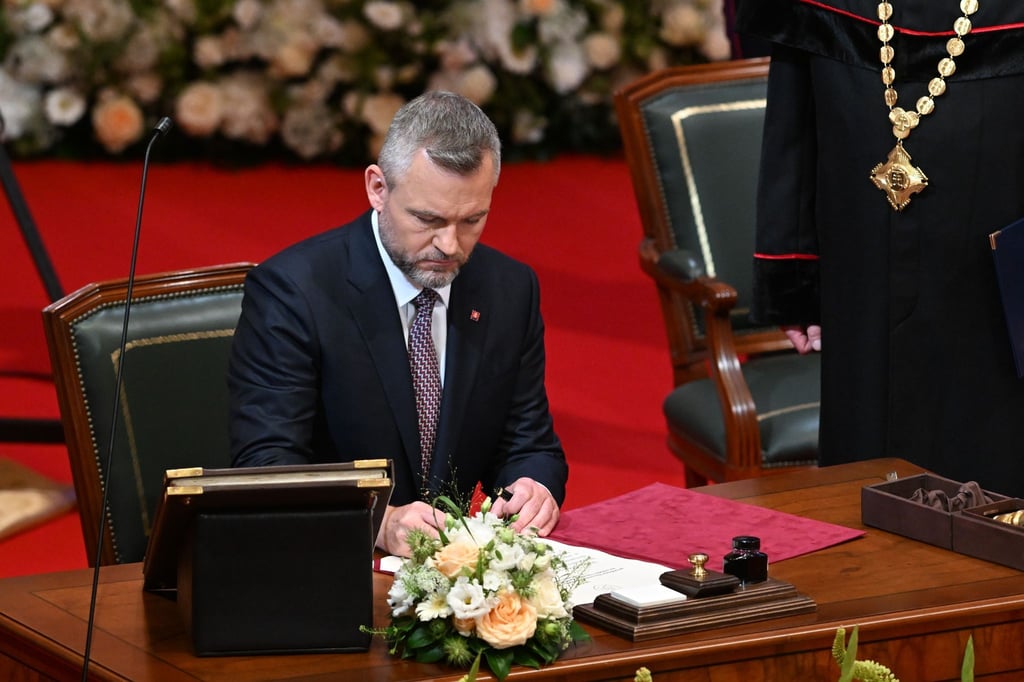 Der neue slowakische Präsident Peter Pellegrini.
