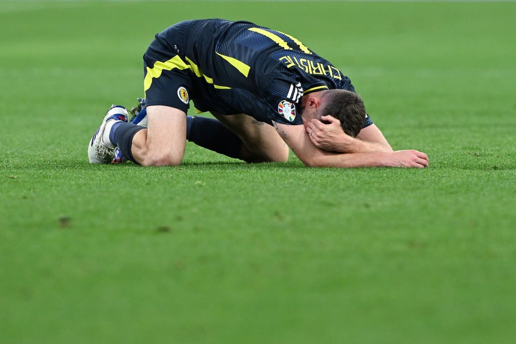 Schottlands Ryan Christie war nach der 1:5-Pleite gegen das DFB-Team bedient.