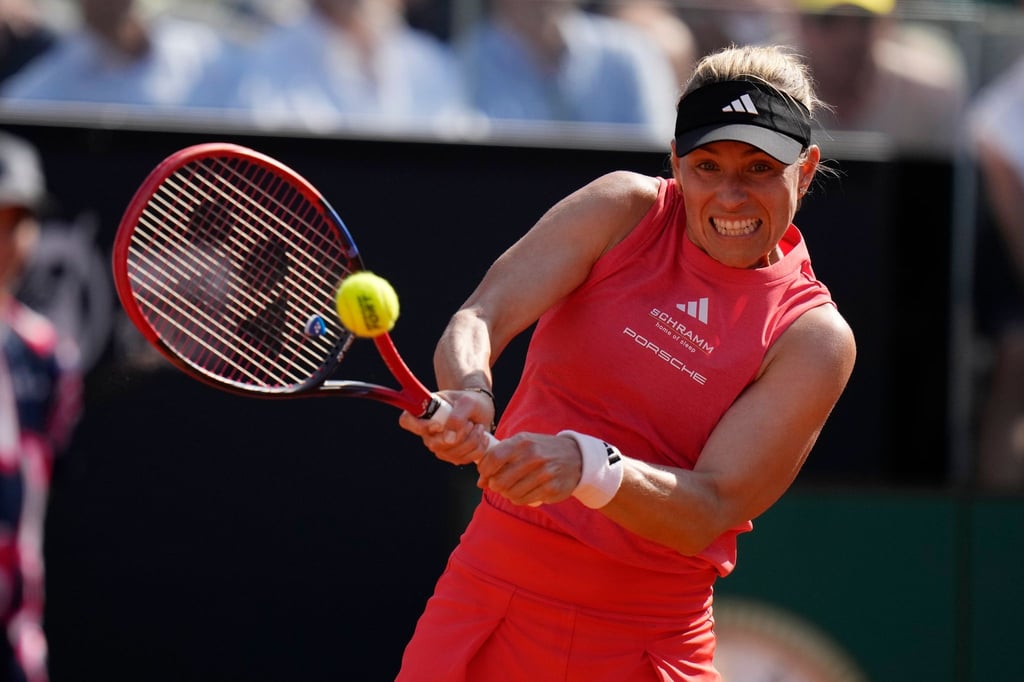 Angelique Kerber in Aktion.