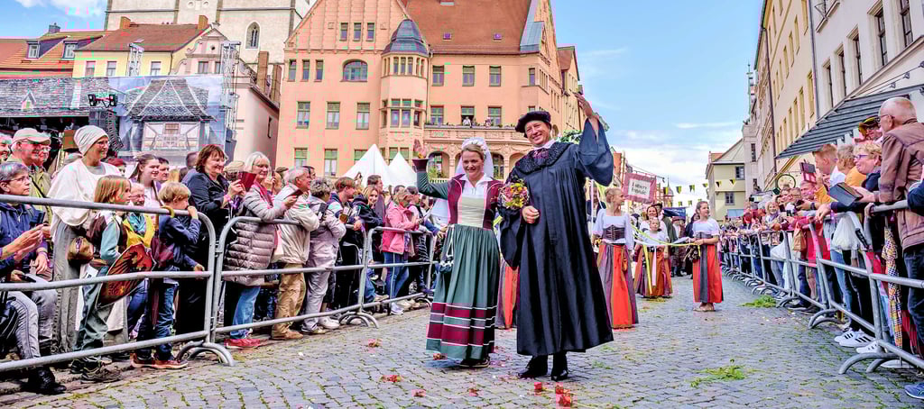 „Luthers Hochzeit“ 2024 in Wittenberg: Das Wittenberger Stadtfest 2024