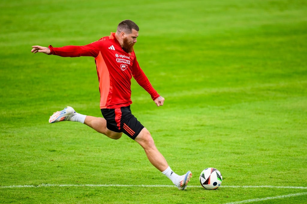 Martin Adam beim Training der ungarischen Nationalmannschaft in Weiler-Simmerberg.