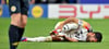 Nach einem Foul im Eröffnungsspiel der Fußball-EM 2024lag Nationalspieler Gündogan am Boden. Glücklicherweise hatte er sich nicht ernsthaft verletzt.