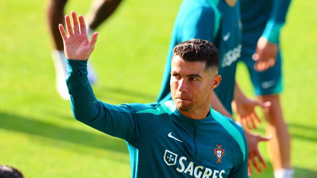 Gut drauf: Cristiano Ronaldo.