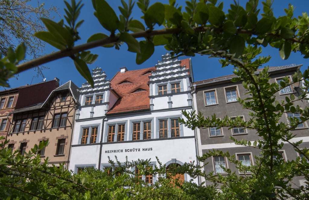 Blick auf das Heinrich-Schütz-Haus in Weißenfels.