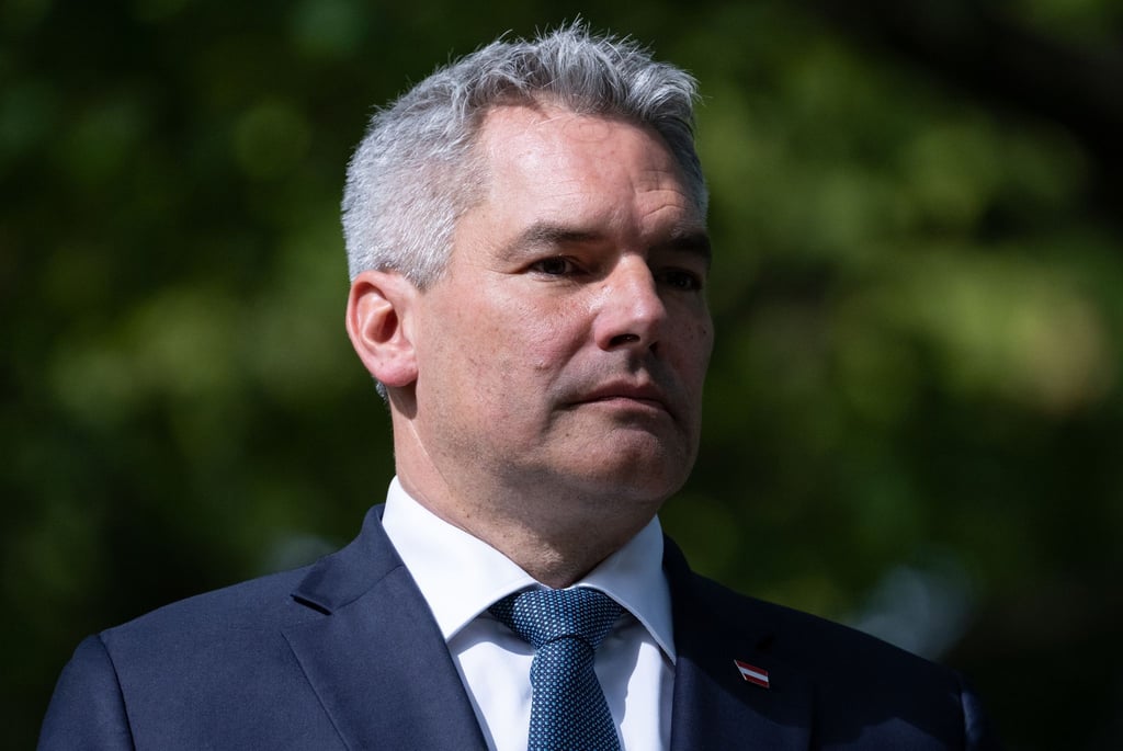 Trotz Krise: Österreichs Kanzler Karl Nehammer will die Regierungszusammenarbeit mit den Grünen weiterführen.