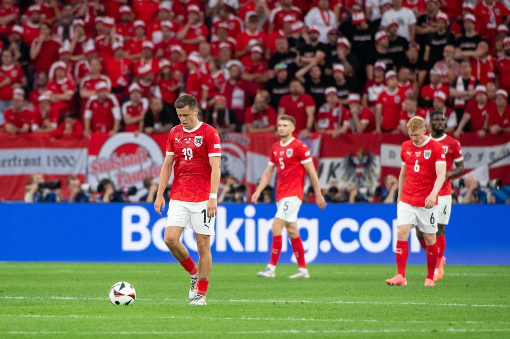 Österreichs Profis waren enttäuischt nach der Niederlage gegen Frankreich.