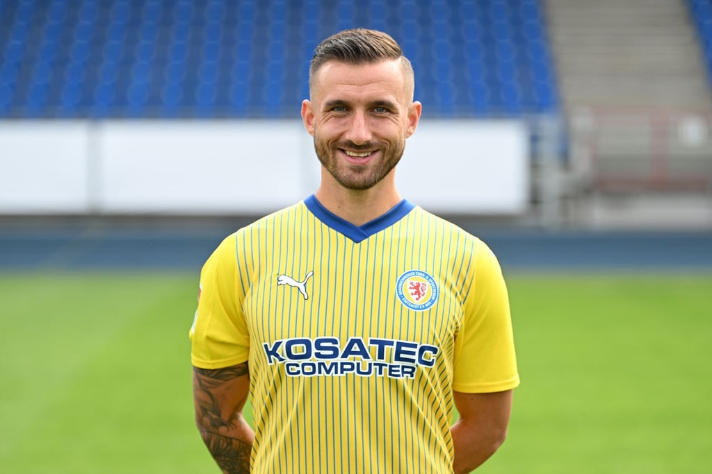 Robin Krauße beim Fototermin.