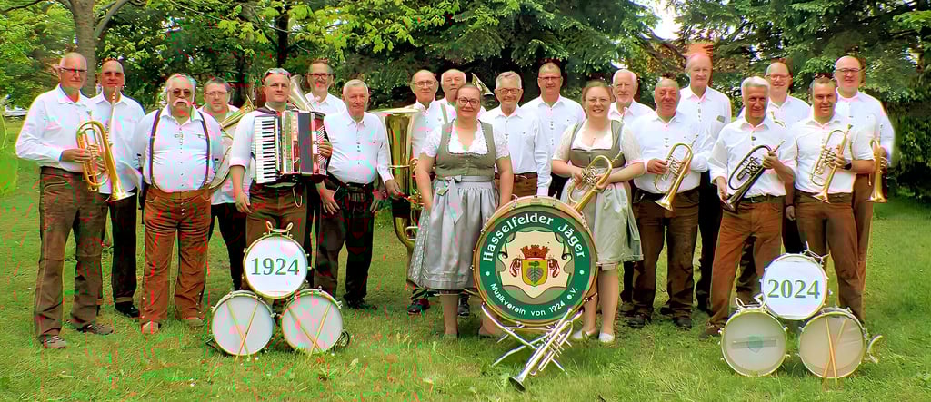 Der Musikverein Hasselfelder Jäger wird anlässlich seines 100-jährigen Bestehens ein Festival der Blasmusik veranstalten.