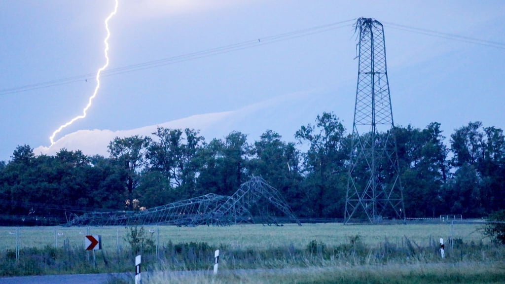 Am Dienstag waren über großen Teilen Deutschlands kräftige Gewitter niedergegangen.