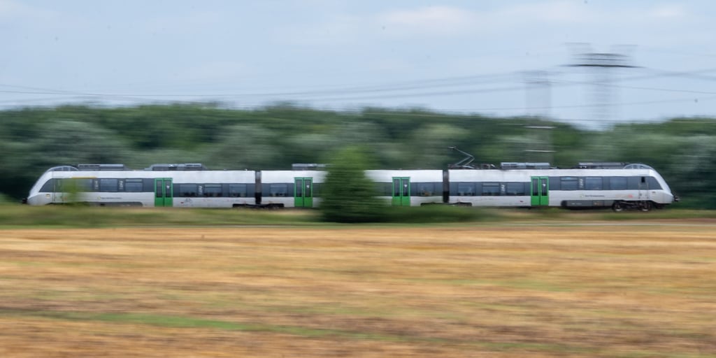 Der Zwischenfall hat sich in einer S-Bahn ereignet.