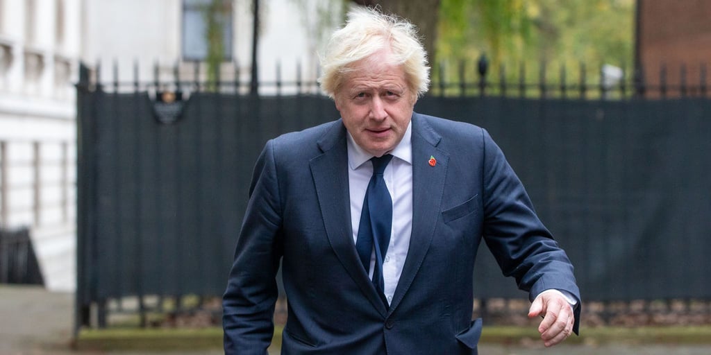 Boris Johnson war 2022 von seinem Posten als Regierungschef zurückgetreten.