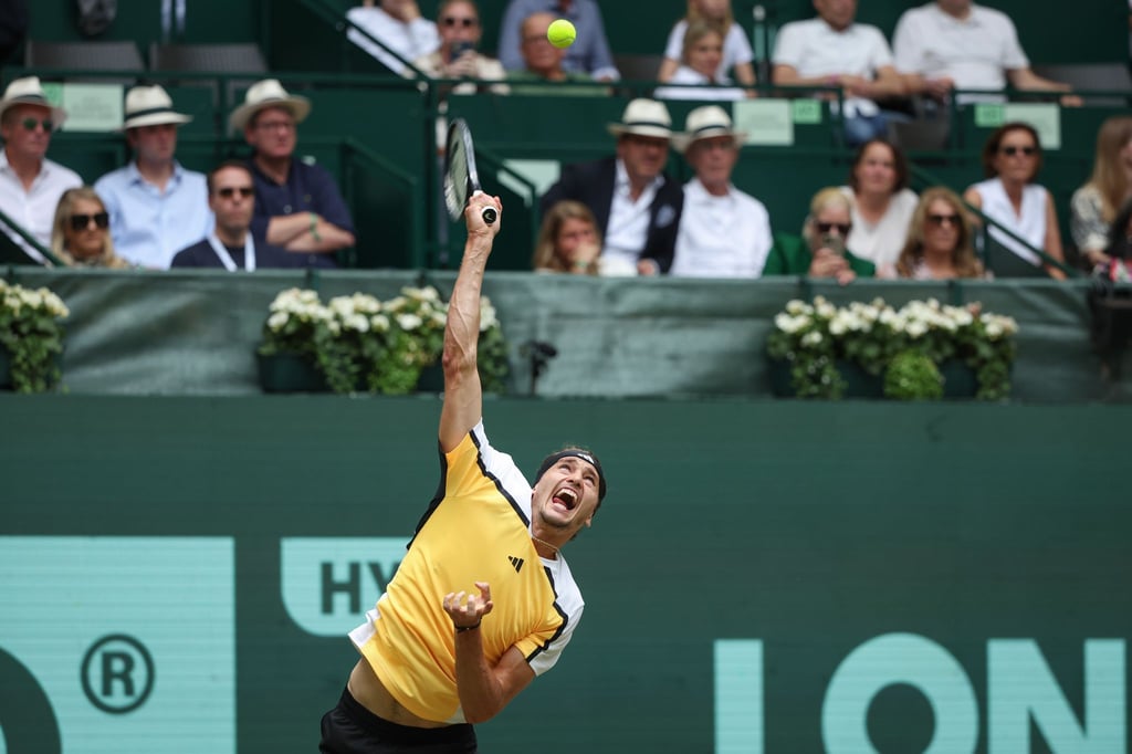Steht beim Turnier in Halle im Halbfinale: Alexander Zverev.
