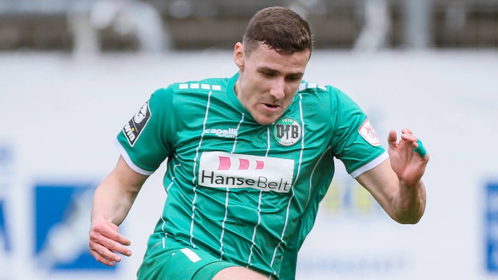 Marius Hauptmann wechselt vom VfB Lübeck zum Halleschen FC.