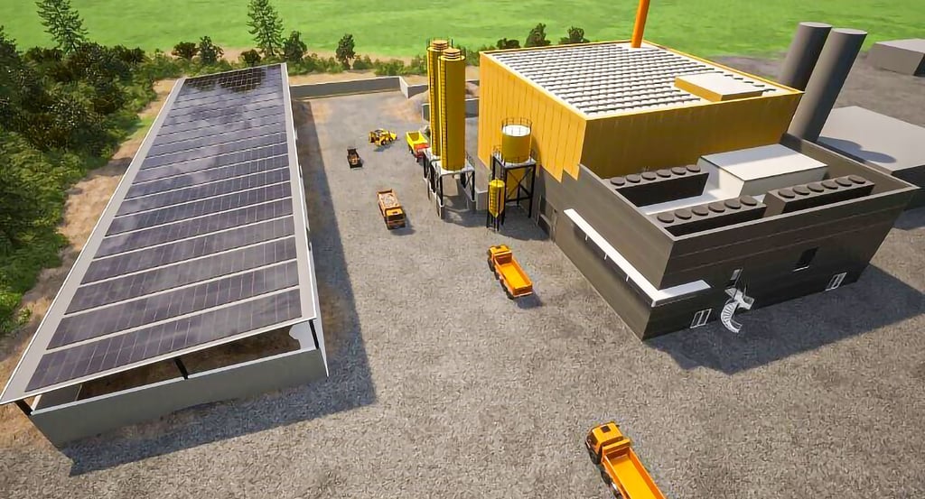 So könnte das Biomasse-Heizkraftwerk im Ilsenburger Industriepark einmal aussehen.