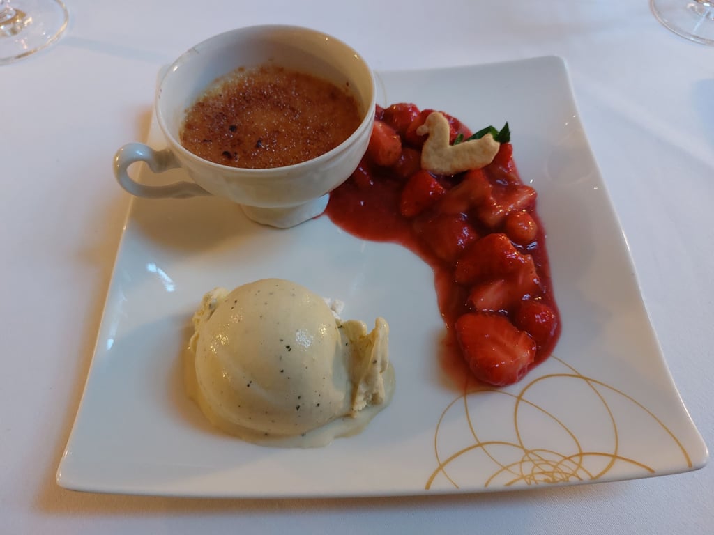 Auch das Dessert ist verführerisch.