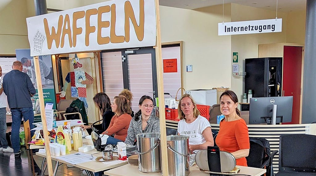 Besonders begehrt: frisch zubereitete und gesunde Waffeln.