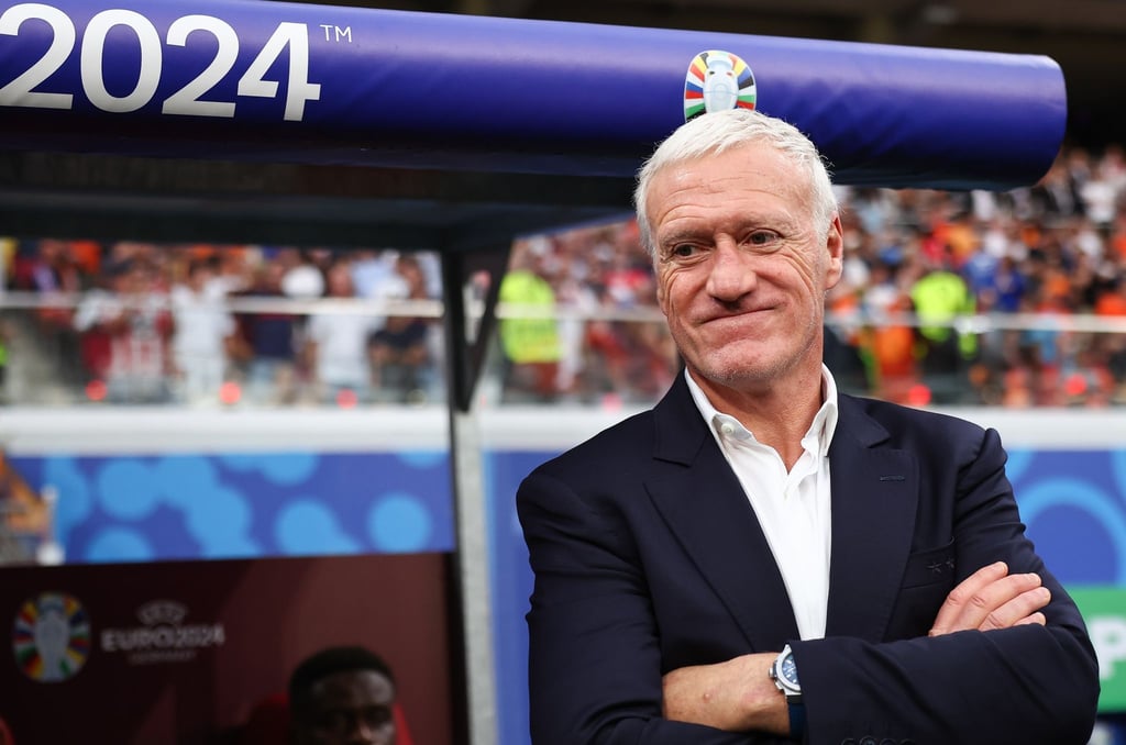 Frankreichs Trainer Didier Deschamps setzt weiter auf seinen Star Kylian Mbappé.