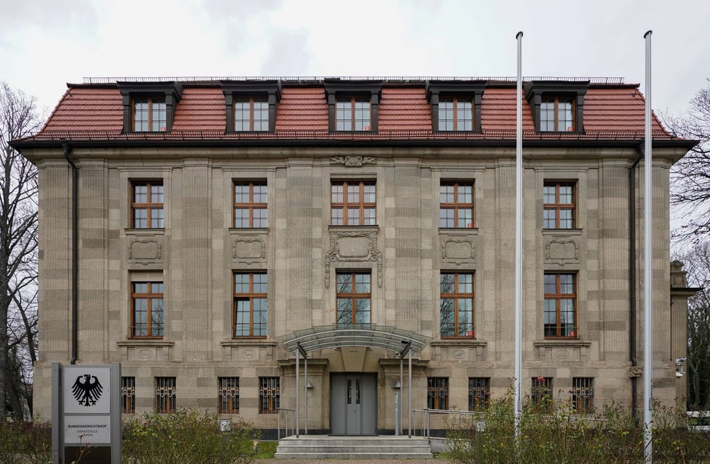 Der Sitz des neuen 6. Strafsenats des Bundesgerichtshofs (BGH) in Leipzig.