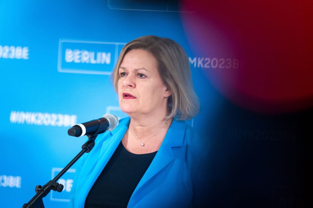 Bundesinnenministerin Nancy Faeser.