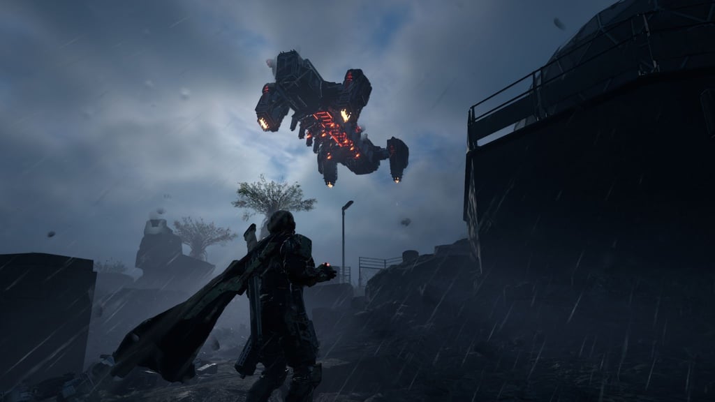 Truppentransporter landet in „Helldivers 2“.
