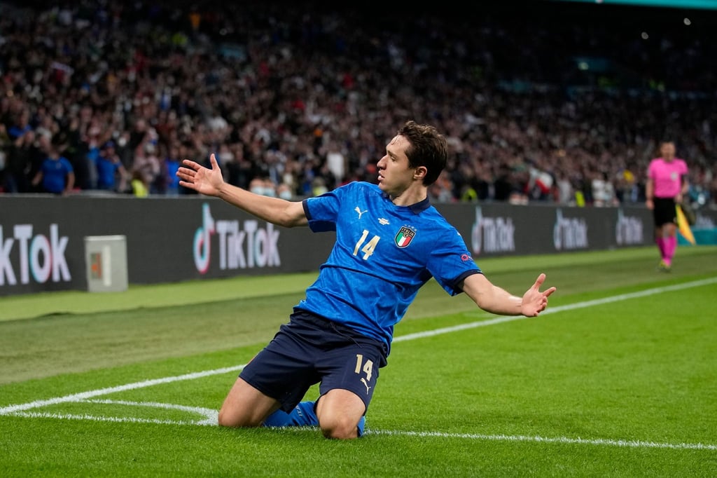 Italiens Stürmer Federico Chiesa spielte eine starke EM.
