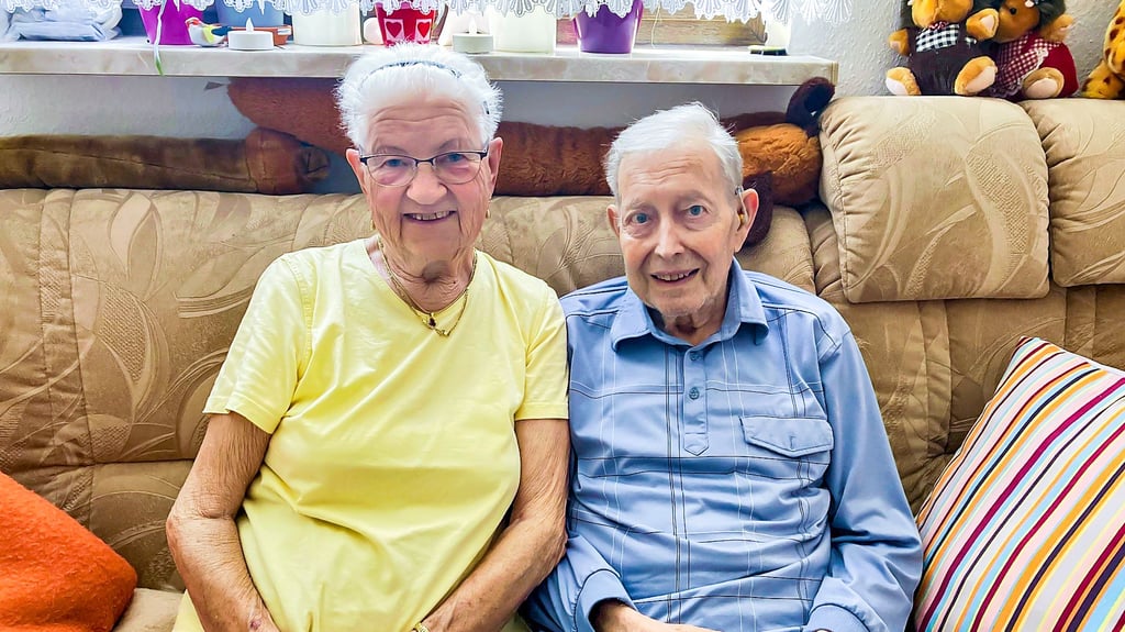 Rita und Harald Binder aus Merseburg sind seit 67,5 Jahren verheiratet.