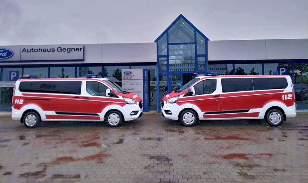 Die neuen Transit Custom 340 L2H1 der Feuerwehren Schortewitz und Fuhnetal wurden dieser Tage feierlich übergeben.