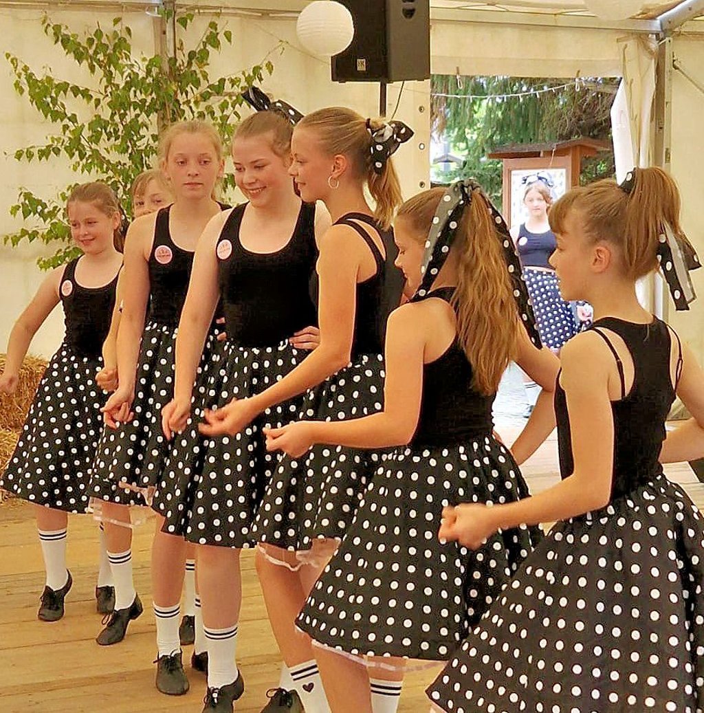 Auftritt der jungen Tänzerinnen des Freizeittanz Jessen e.V.