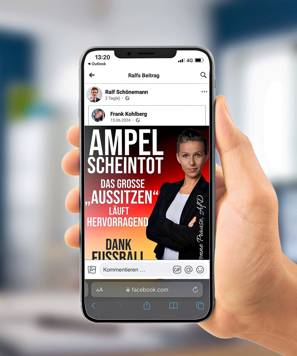 Der AfD-Post von Ralf Schönemann (Linke) hat für viel Kritik gesorgt.