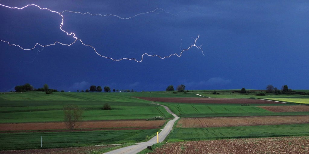 Im Süden Deutschlands werden Regenfälle mit bis zu 40 Litern pro Quadratmeter erwartet.