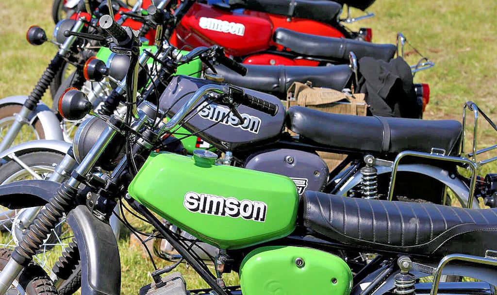 Ein Kleinkraftrad der Marke Simson ist unter dem Diebesgut, das in Wefensleben gestohlen wurde.