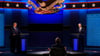 Donald Trump (l) und Joe Biden trafen im Oktober 2020 bei einer TV-Präsidentschaftsdebatte aufeinander.
