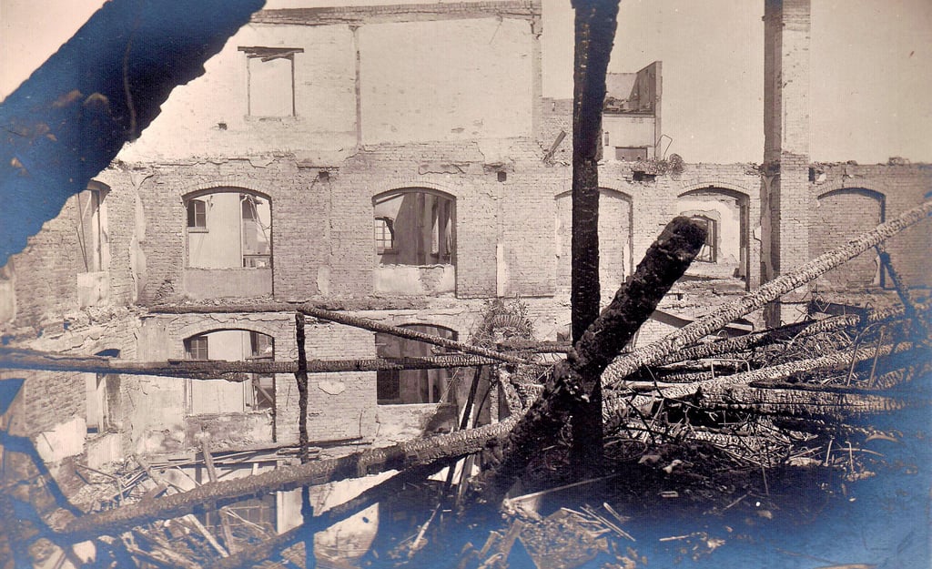 Man kann sich gut vorstellen, was das für ein Großeinsatz war, als es 1914 bei Wünsch und Pretzsch in Zeitz brannte.